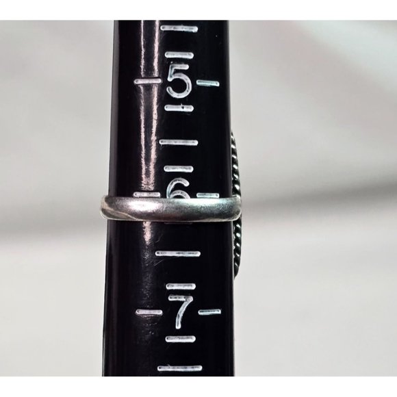 925 Sterling Silver Plt Rutilated Quartz Ring Size 6 Bezel Setting Jewelry - Picture 5 of 5